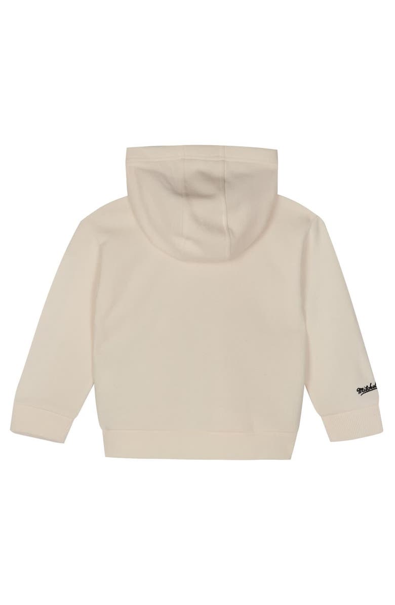 Mitchell & Ness Toddler Mitchell & Ness  Cream New York Knicks Hang Time Oversized Pullover Hoodie & Pants Set, Alternate, color, 