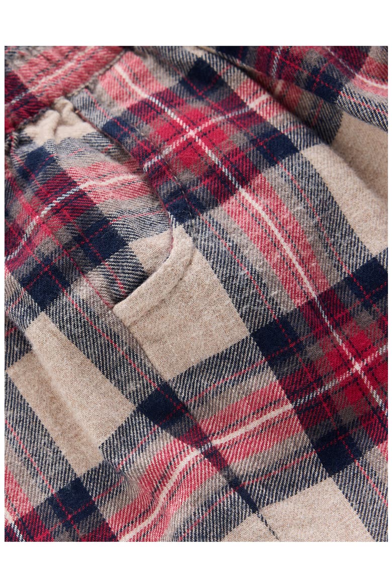 Check Pull-On Trousers, Alternate, color, OATMEAL CHECK