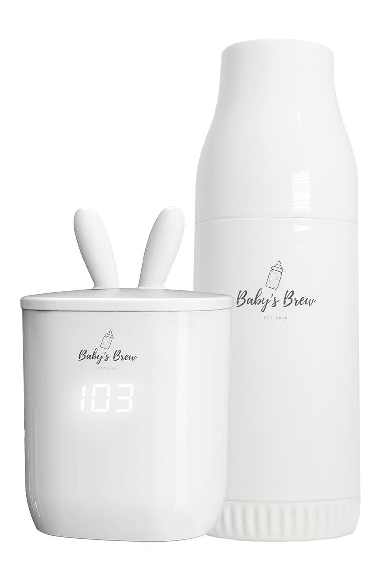 Portable Bottle Warmer Pro Set, Main, color, WHITE