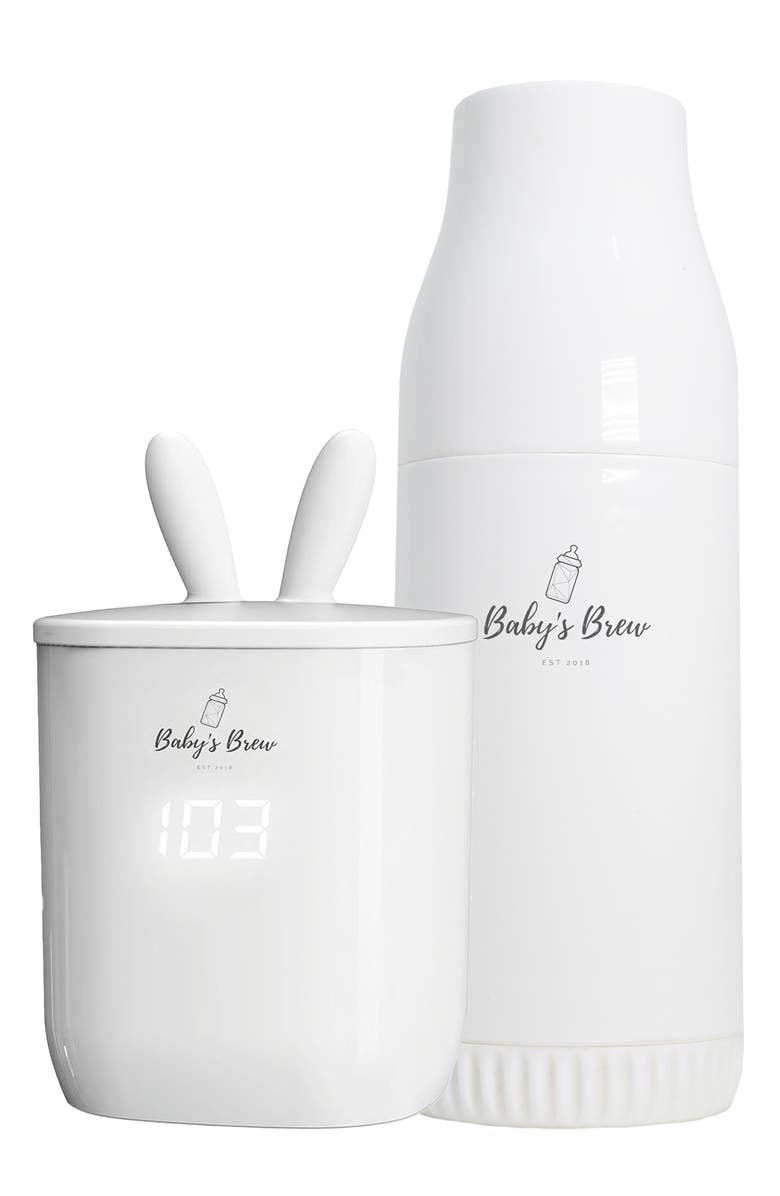 Baby's Brew Portable Bottle Warmer Pro Set, Main, color, White