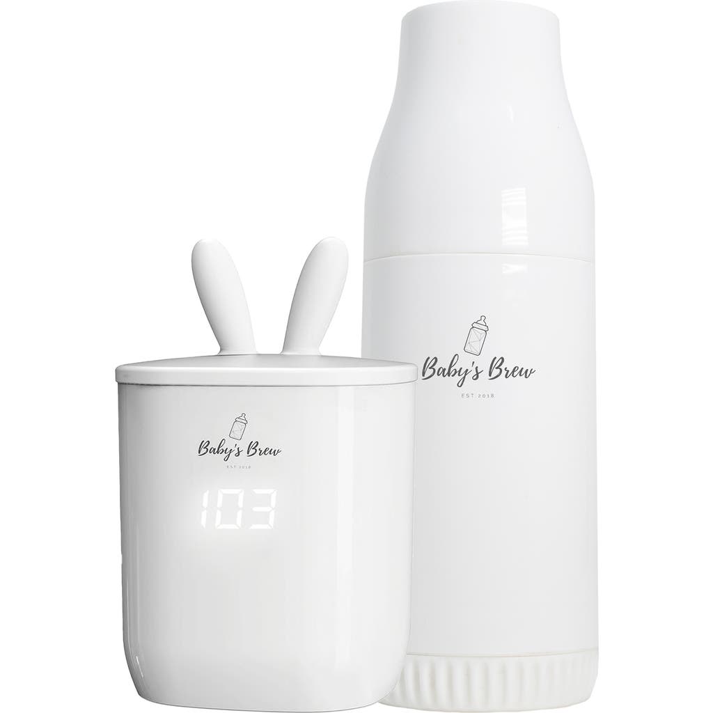 Baby's Brew Portable Bottle Warmer Pro Set in White  product