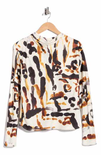 Georgia Long Sleeve Satin Top