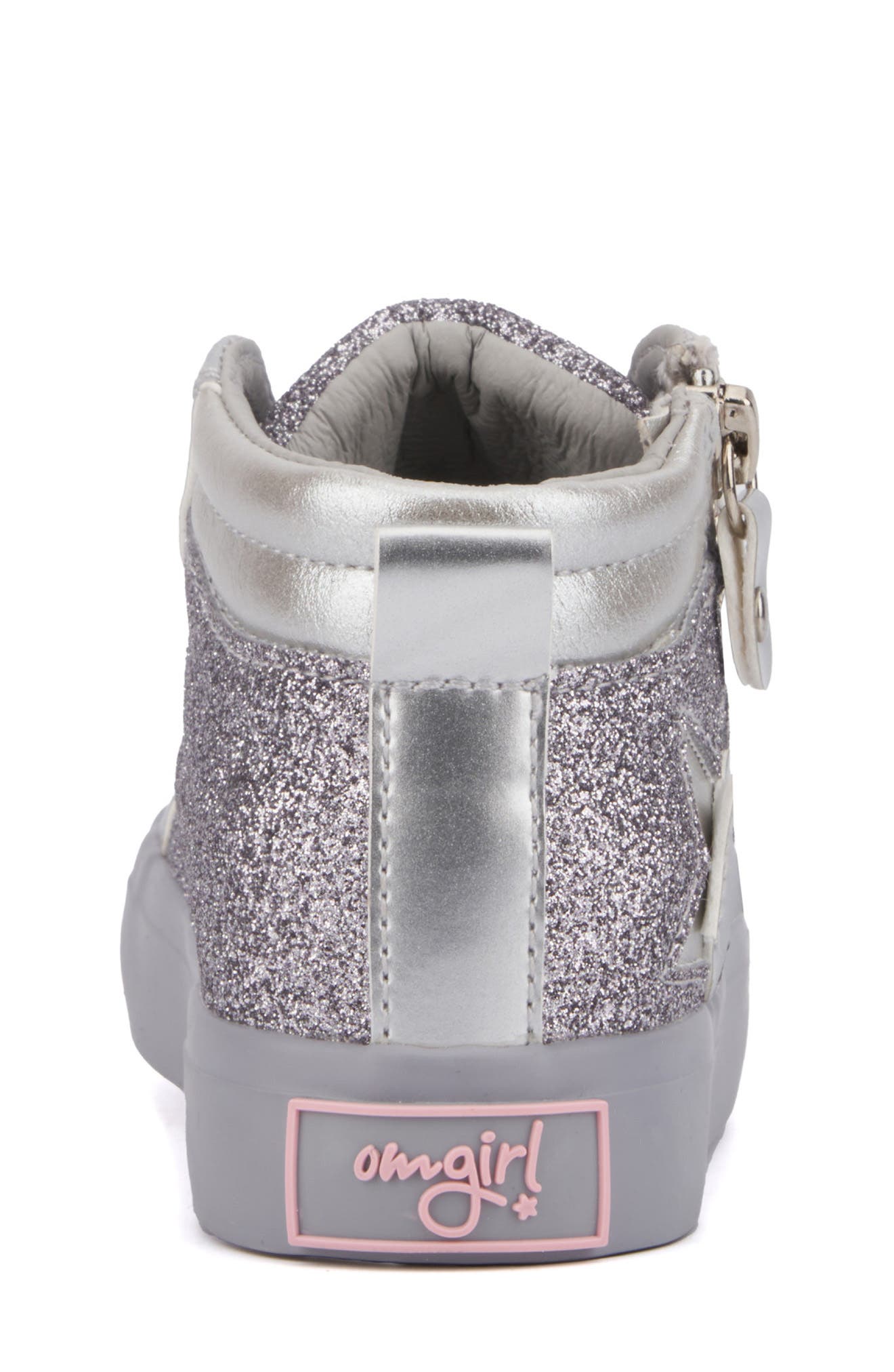OLIVIA MILLER Kids' Toddler Sneaker, Alternate, color, Silver
