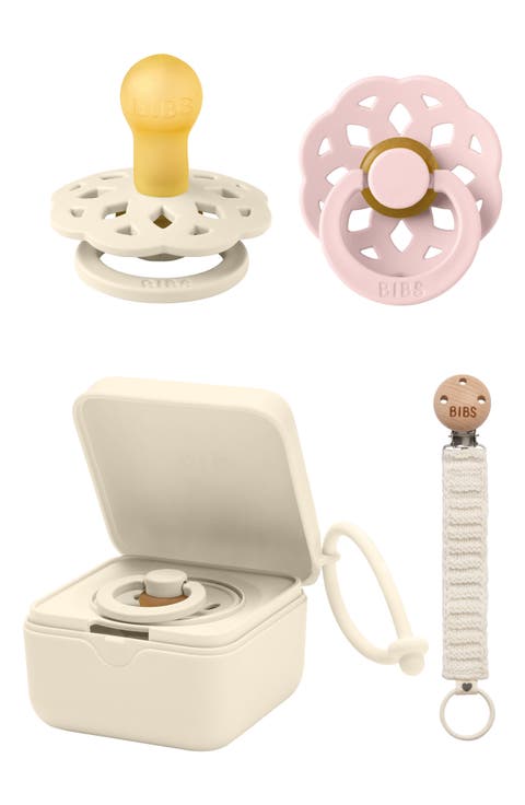 Pacifer, Pacifier Box & Pacifier Clip Set