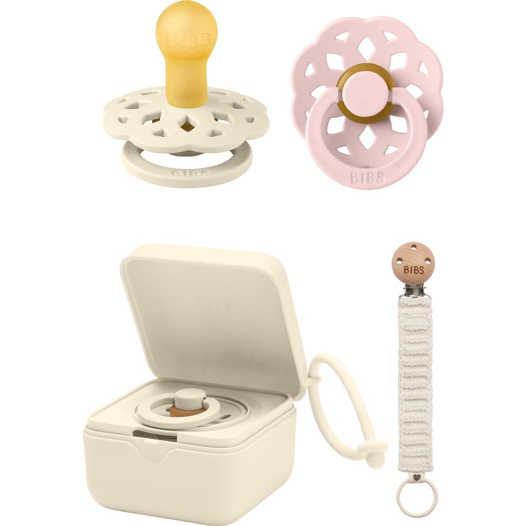 BIBS Pacifer, Pacifier Box & Pacifier Clip Set