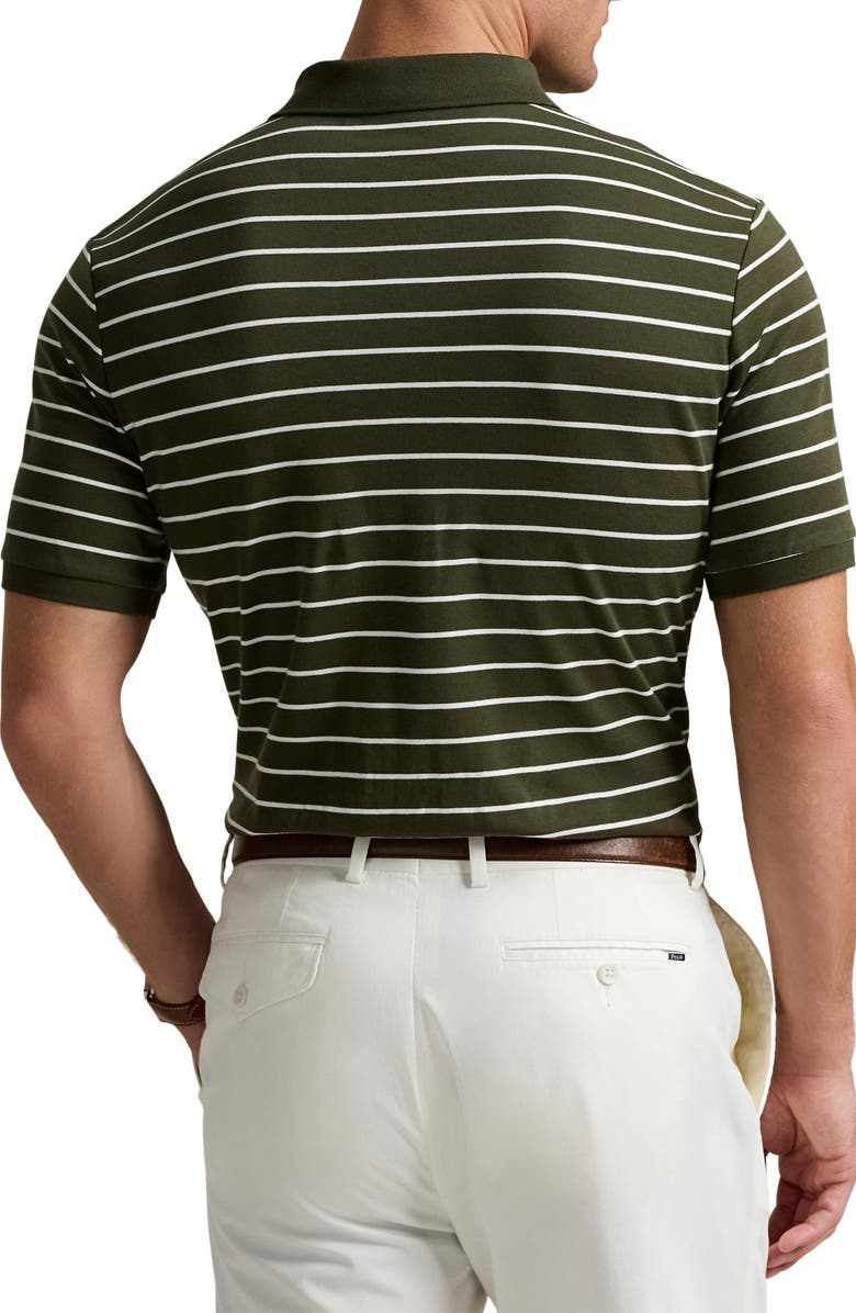 Polo Ralph Lauren Stripe Cotton Interlock Polo, Alternate, color,