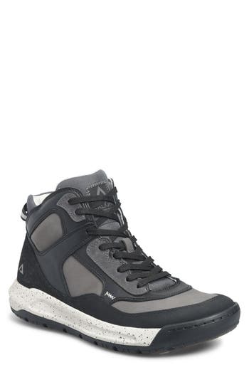 Align Enzo High Top Sneaker In Black
