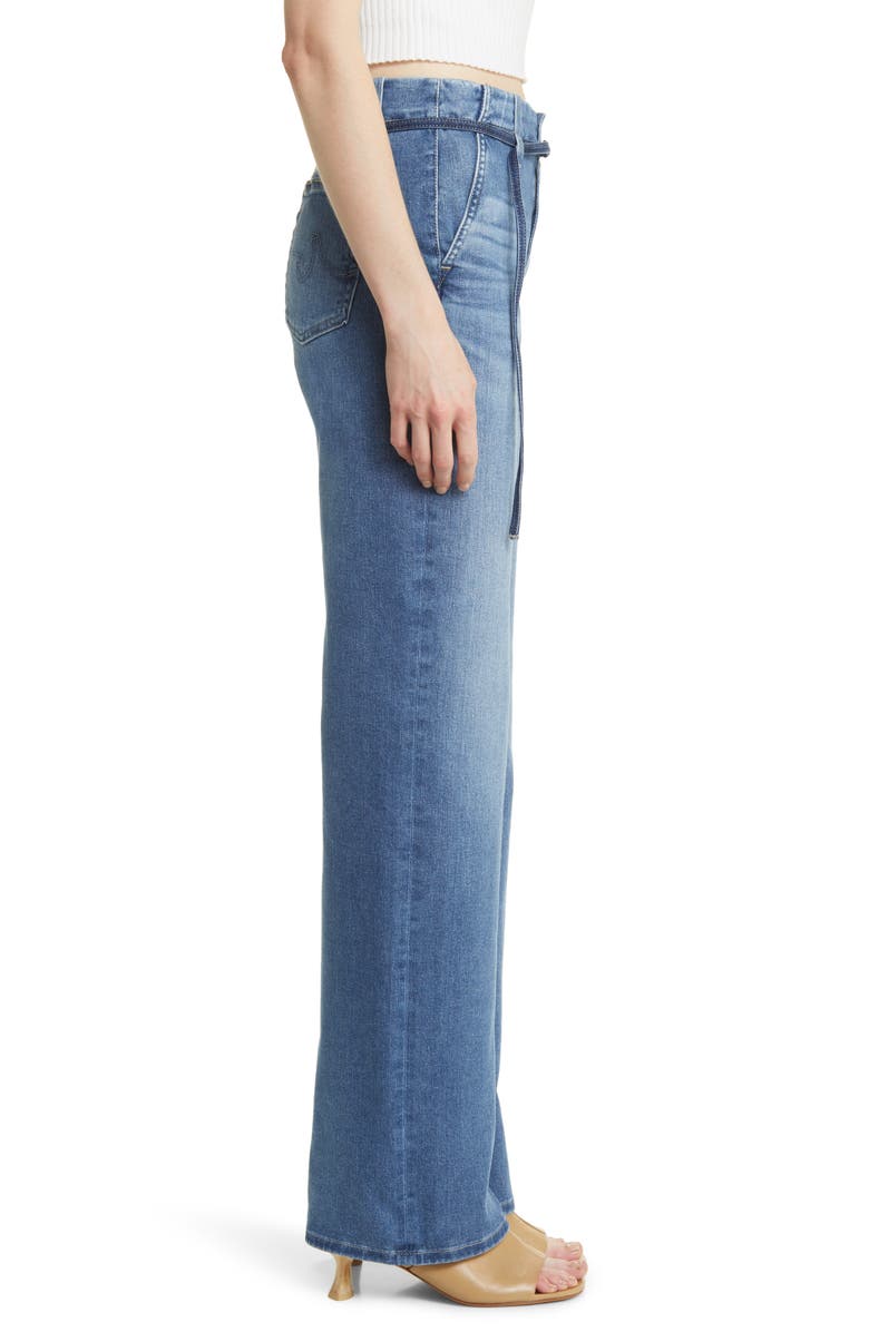 AG Kora Belted Straight Leg Jeans, Alternate, color, Catskills
