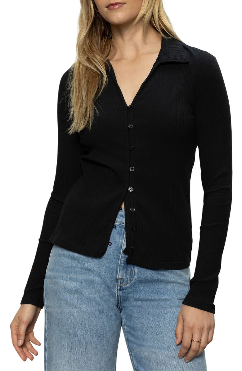 Sanctuary Daydreamer Rib Shirt, Main, color, 