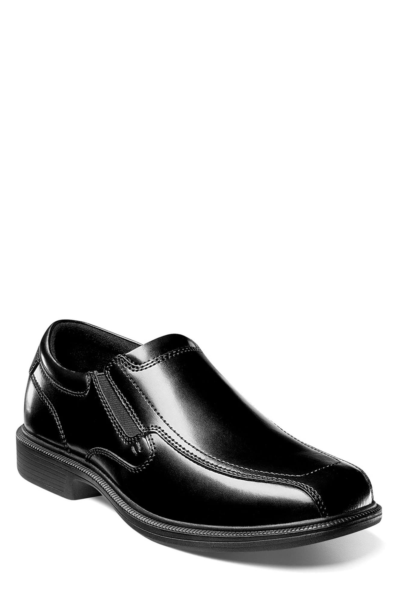 NUNN BUSH Bleeker Street Leather Loafer, Main, color, Black