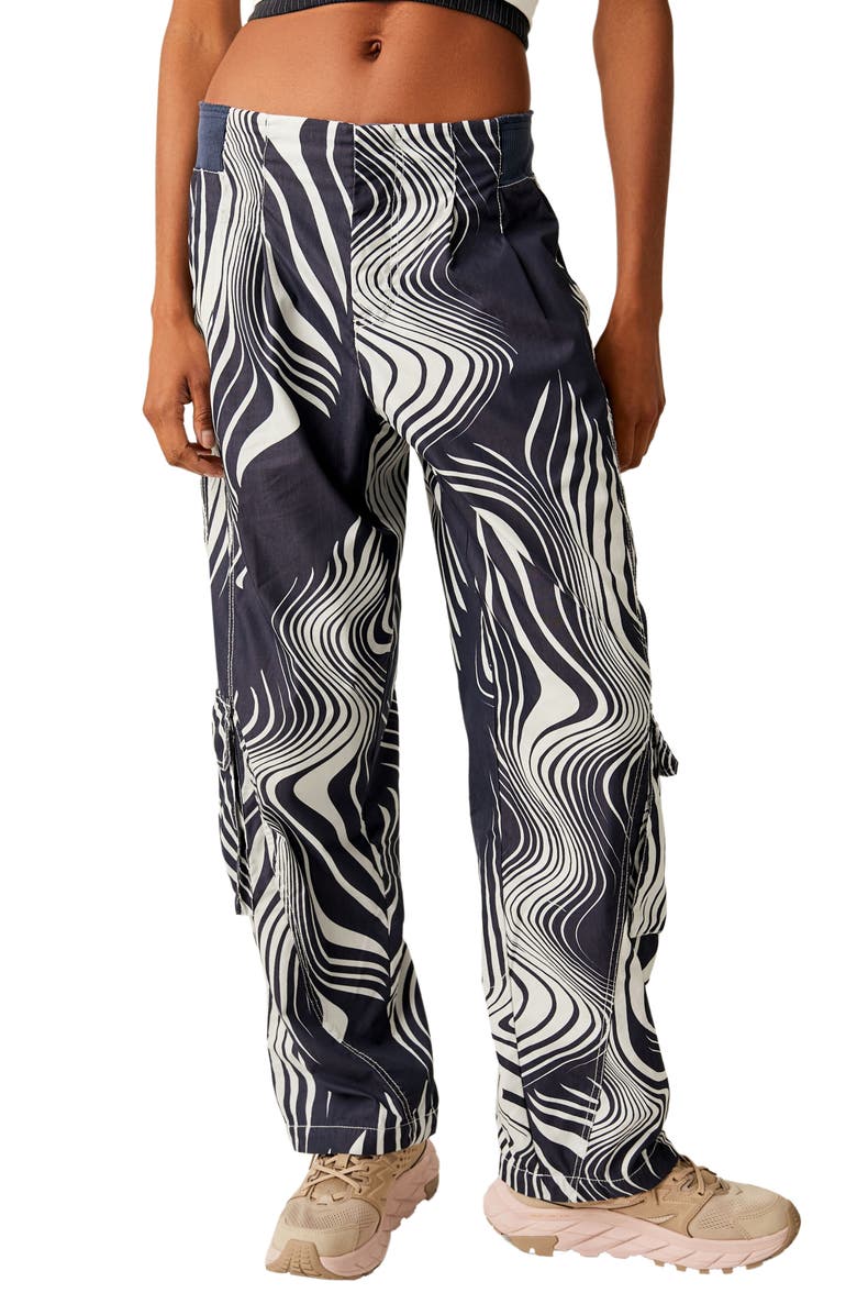Free People FP Movement Mesmerize Me Print Cargo Pants, Main, color,