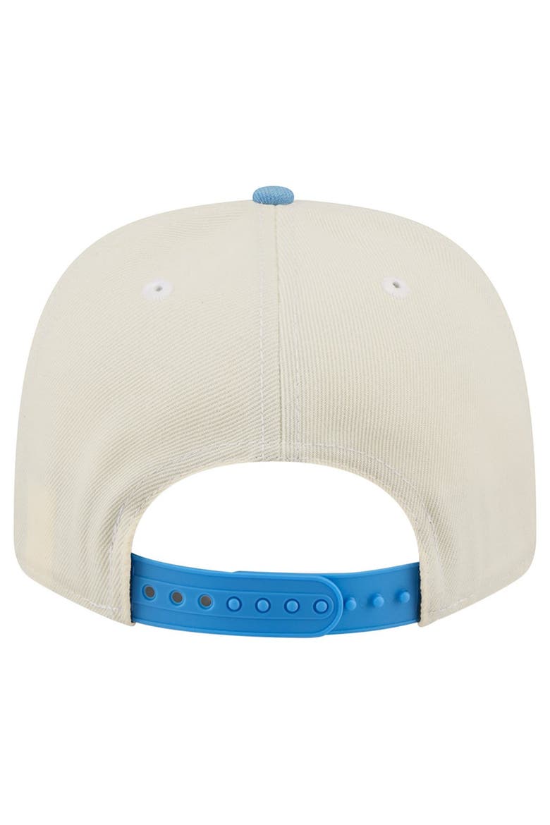 Men's New Era Cream/Carolina Blue North Carolina Tar Heels America's 250th 9SEVENTY Adjustable Hat, Alternate, color, Cream