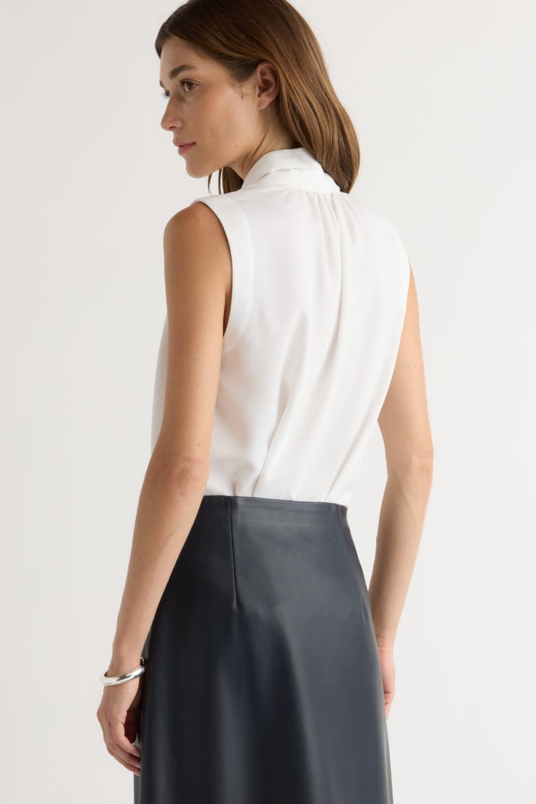 Jae V-Neck Sleeveless Blouse, Alternate, color, Ivory