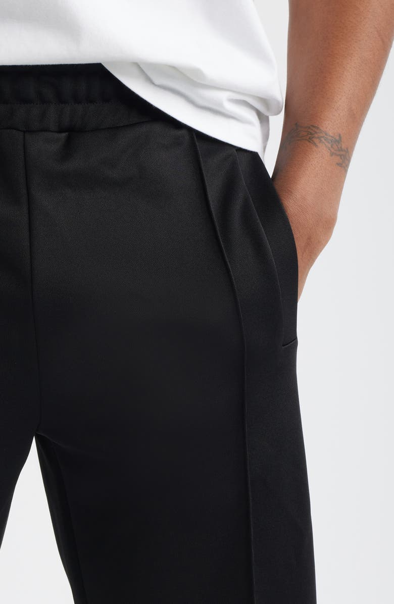 Palm Angels Back Curved Logo Track Pants, Alternate, color, Black Off White