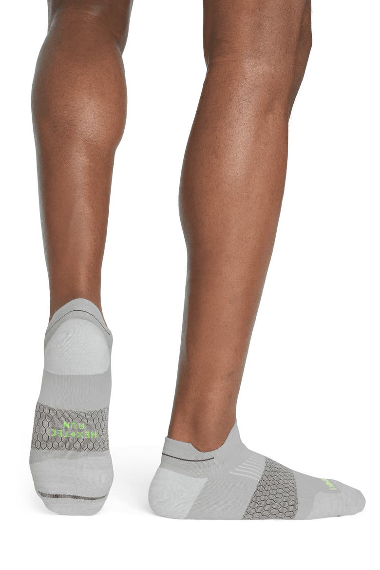 Performance Running Ankle Socks, Alternate, color, BLACK / HARBORGREY