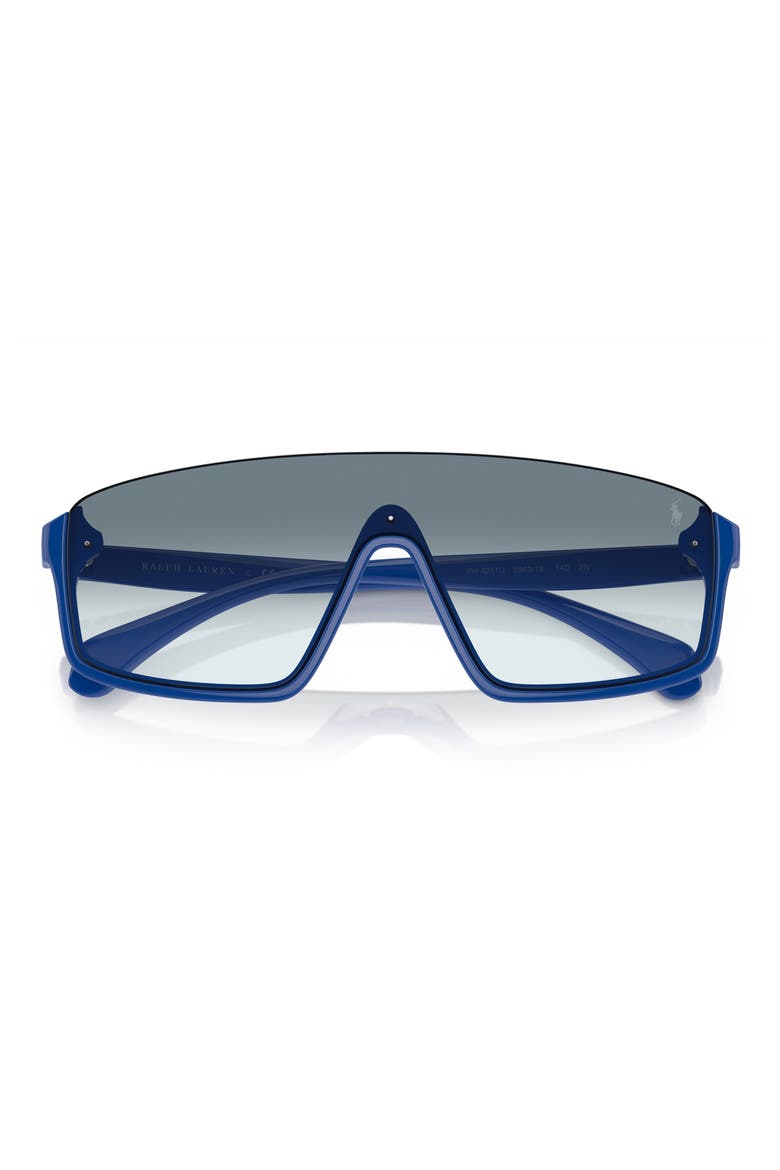 Gender Inclusive PH4211U 134mm Gradient Shield Sunglasses, Alternate, color, ROYAL BLUE / GRADIENT BLUE