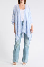 NORDSTROM RACK Gauze Ruana