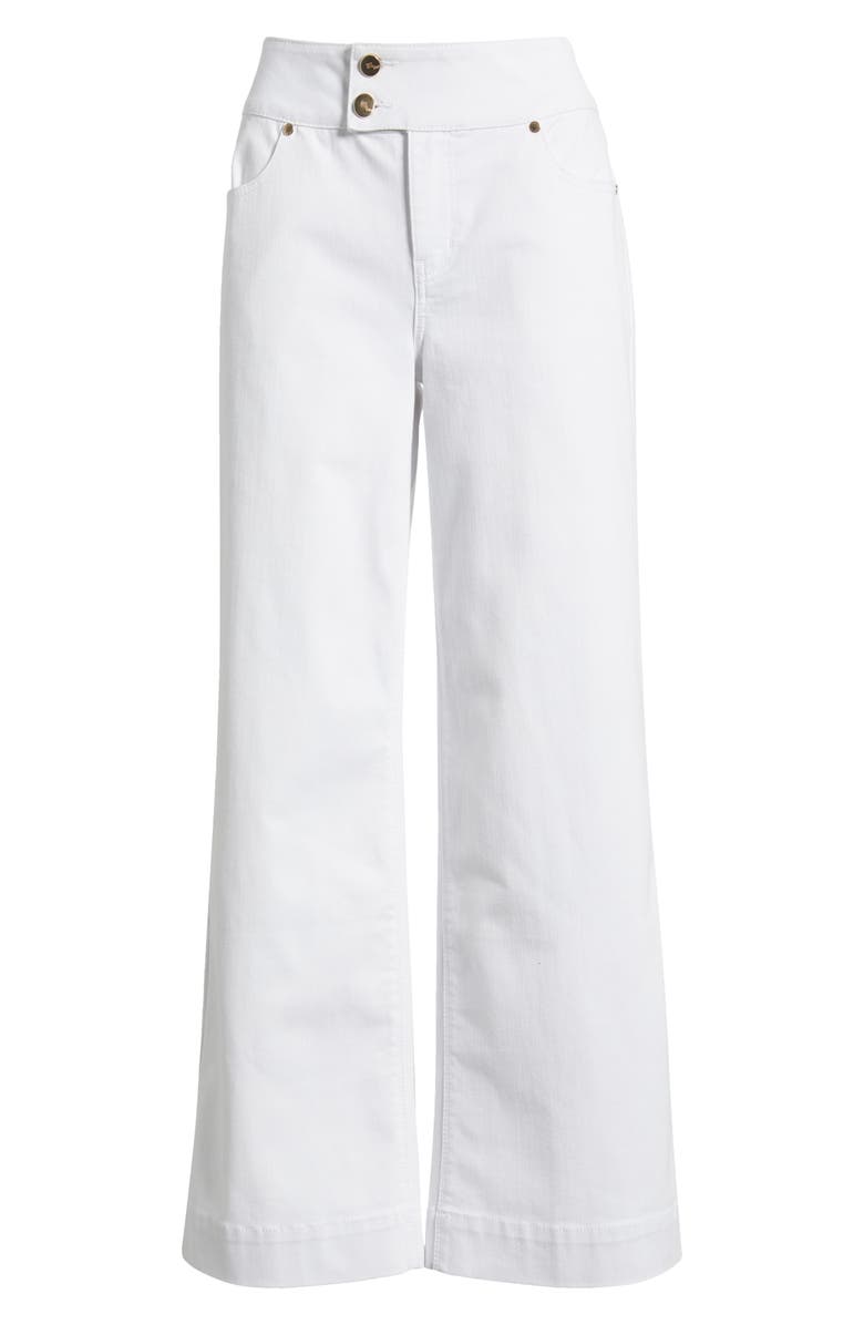 1822 Denim High Waist Wide Leg Jeans, Alternate, color, White