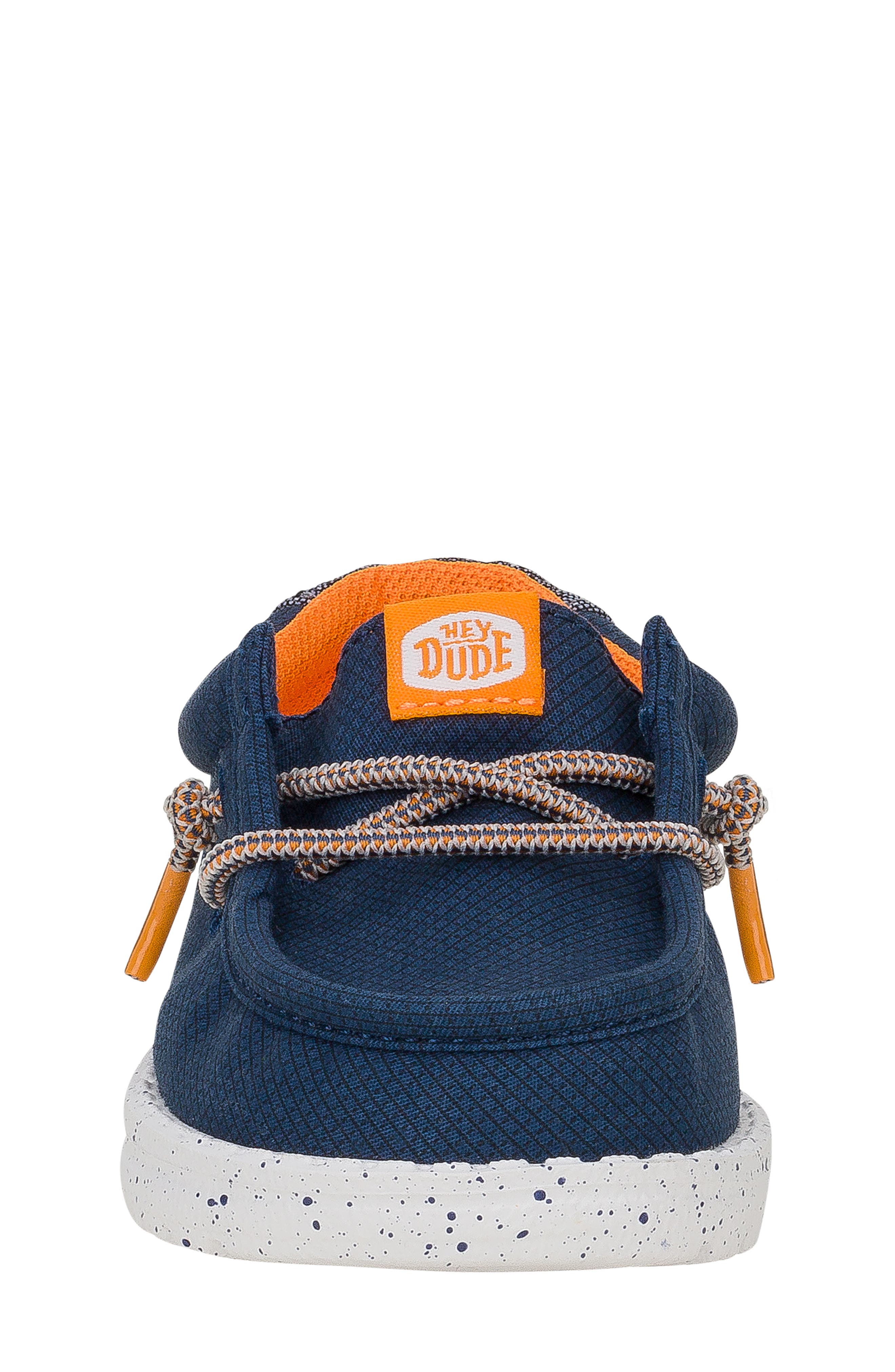 Hey Dude Kids' Wally Sport Grid Sneaker, Alternate, color, Navy Blue