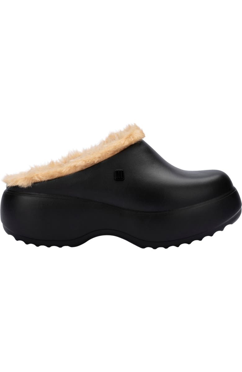 Melissa Free Fluffy Faux Fur Lined Clog, Alternate, color,