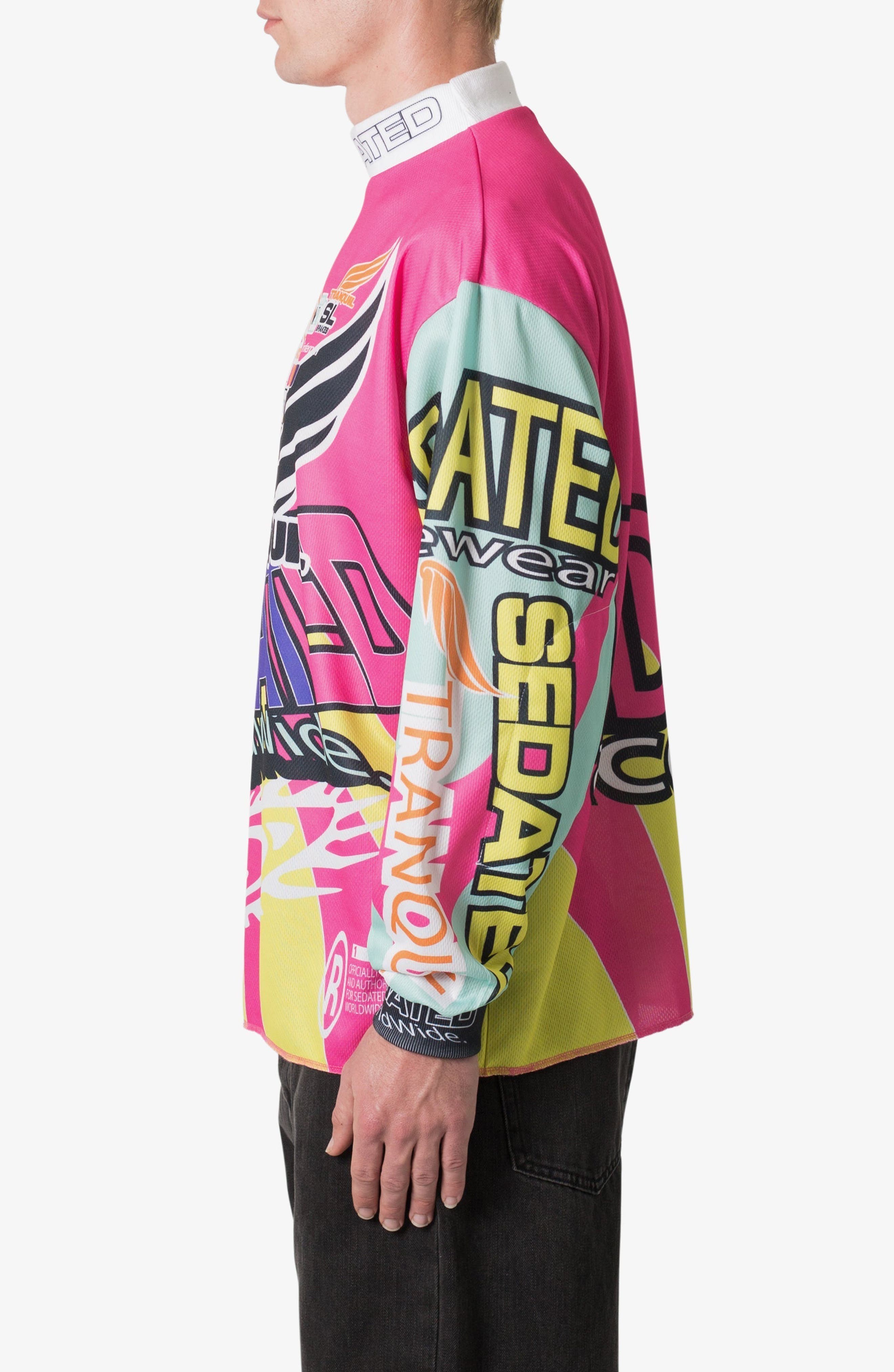 mnml Motocross Mock Neck Jersey (Men) | Nordstrom