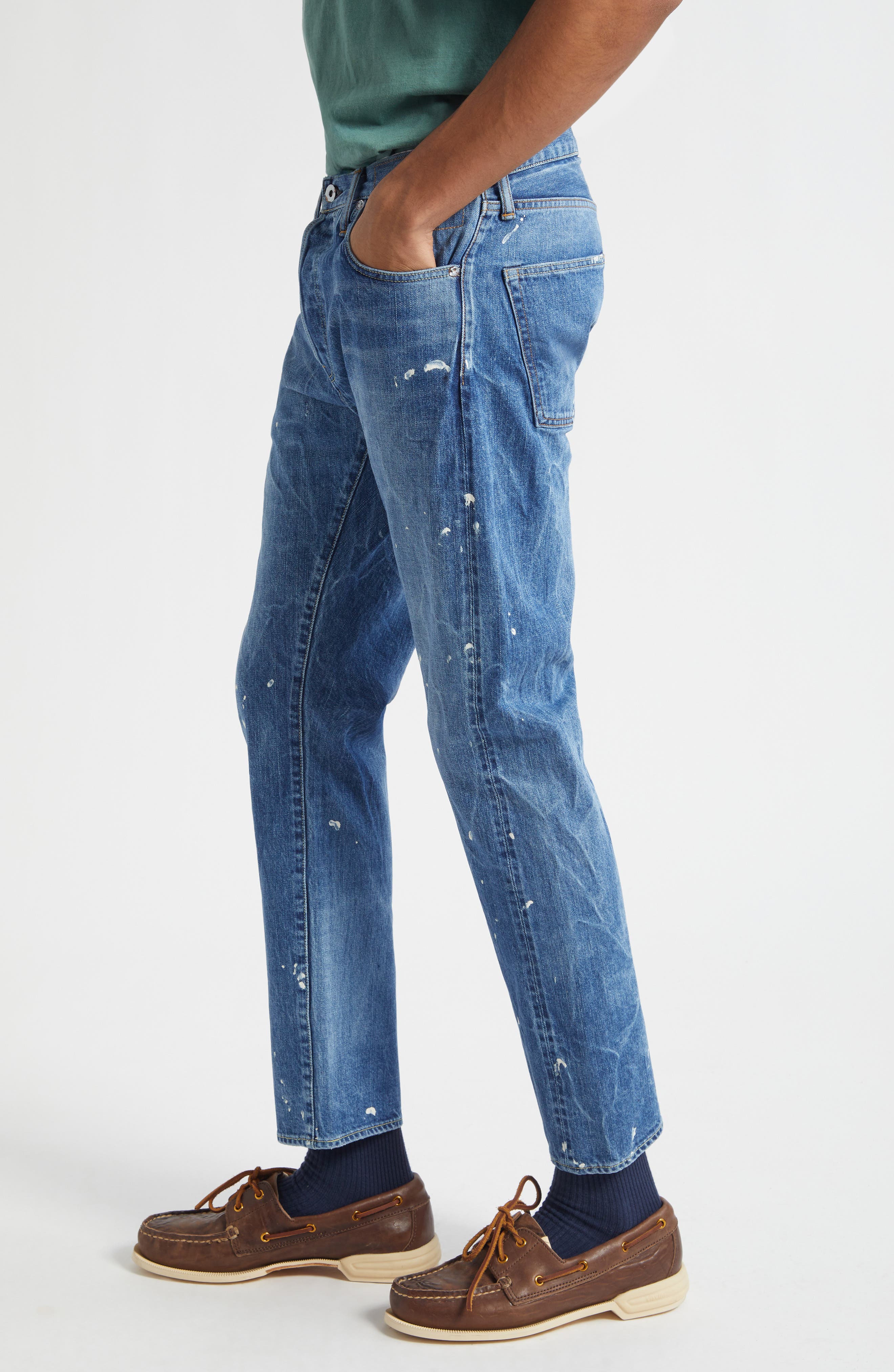 VISVIM Social Sculpture 11 Distressed Jeans (Men) | Nordstrom