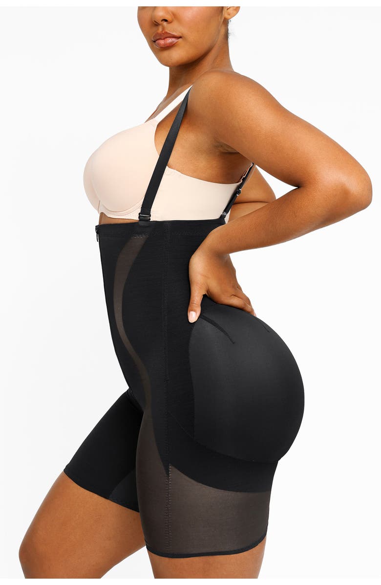 Shapellx Curve Code X Comfy Sculpting Shorts, Alternate, color, Jet Black