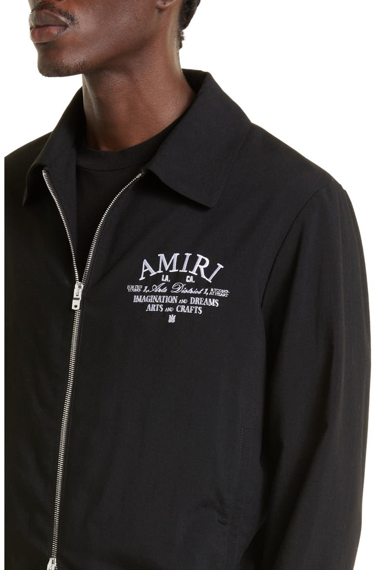 Arts District Wool Blend Blouson Jacket, Alternate, color, BLACK