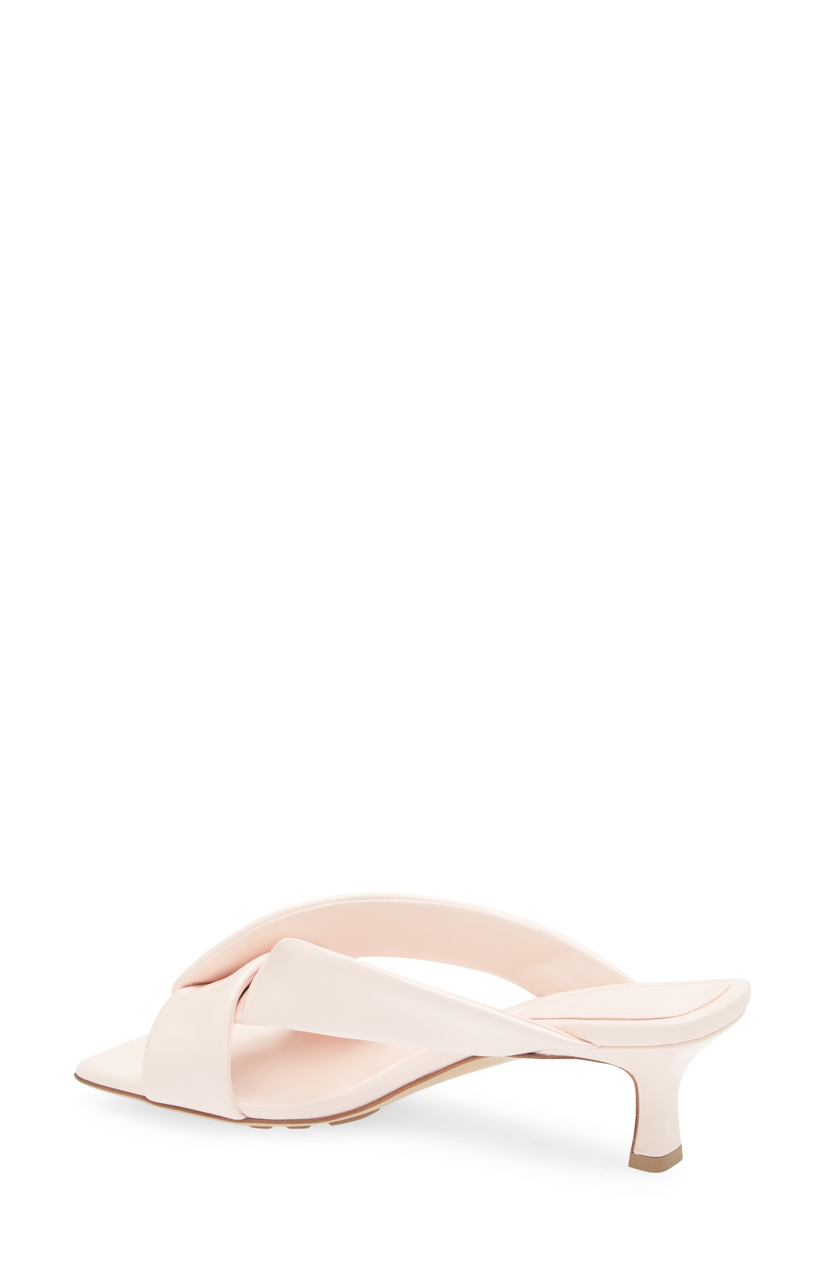 Bottega Veneta Riva Kitten Heel Sandal, Alternate, color, 5964 Seashell