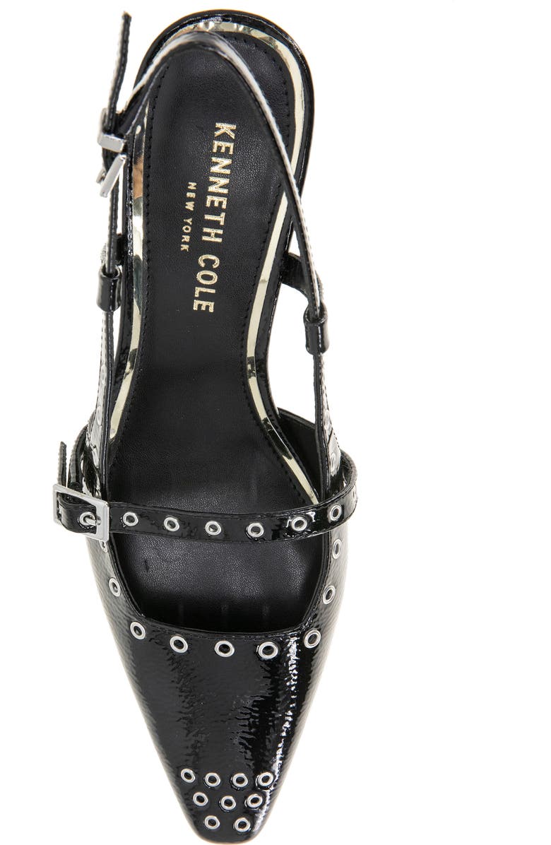 Kenneth Cole Martha Eyelet Slingback Kitten Heel Pump, Alternate, color,