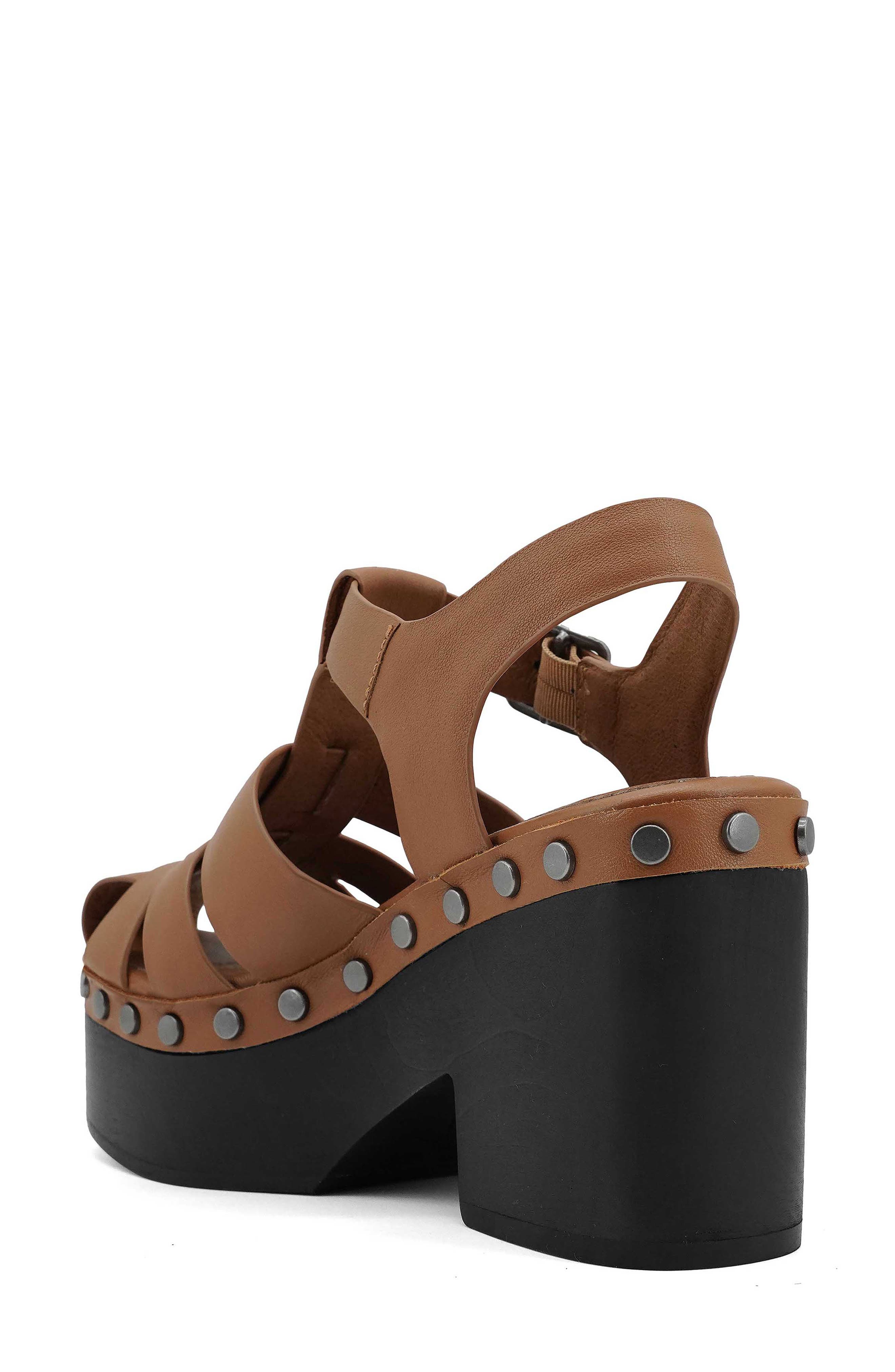 Artisan Crafted By Zigi Lorenza Platform Fisherman Sandal, Alternate, color, Tan Leather