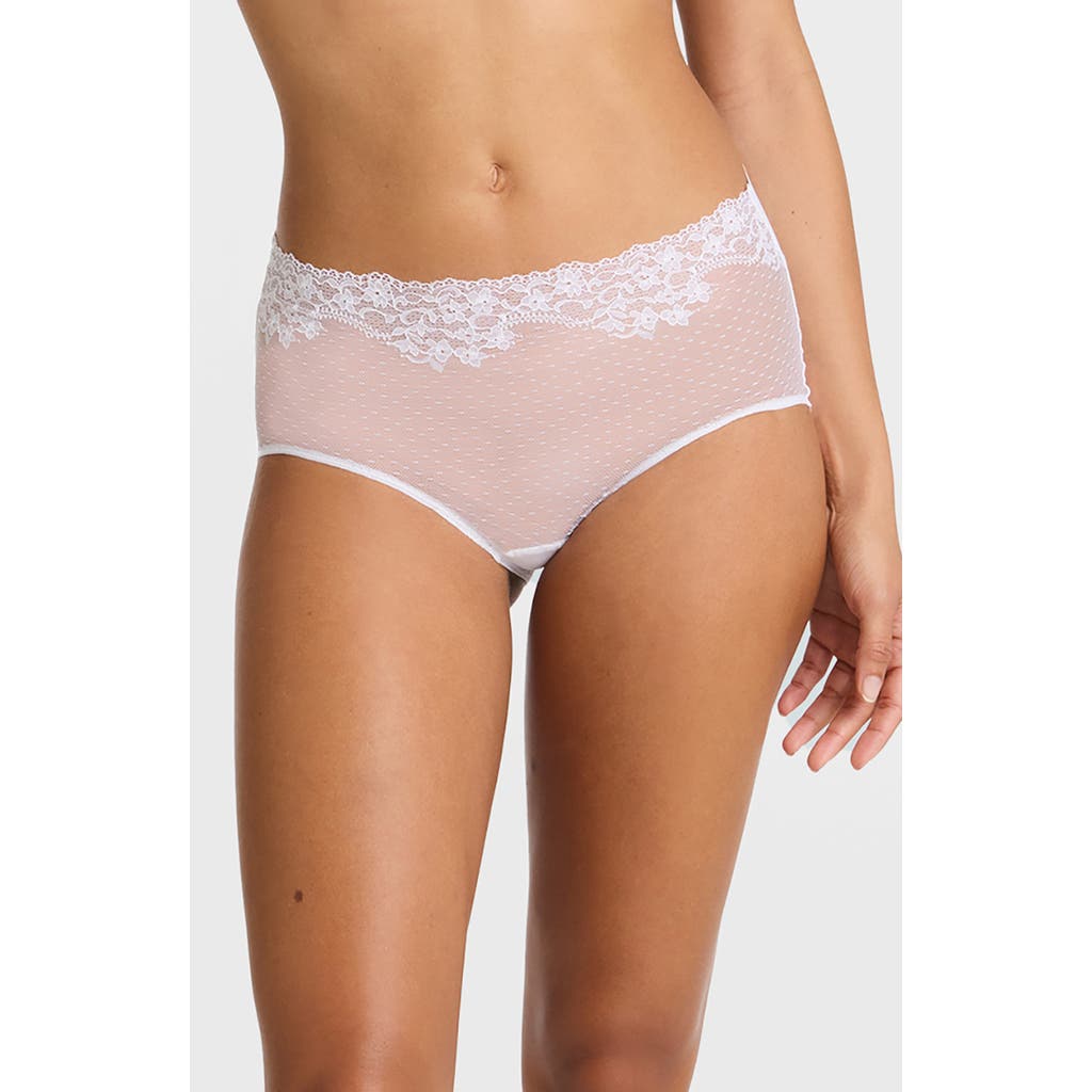 Commando Double Take High Waist Briefs In White