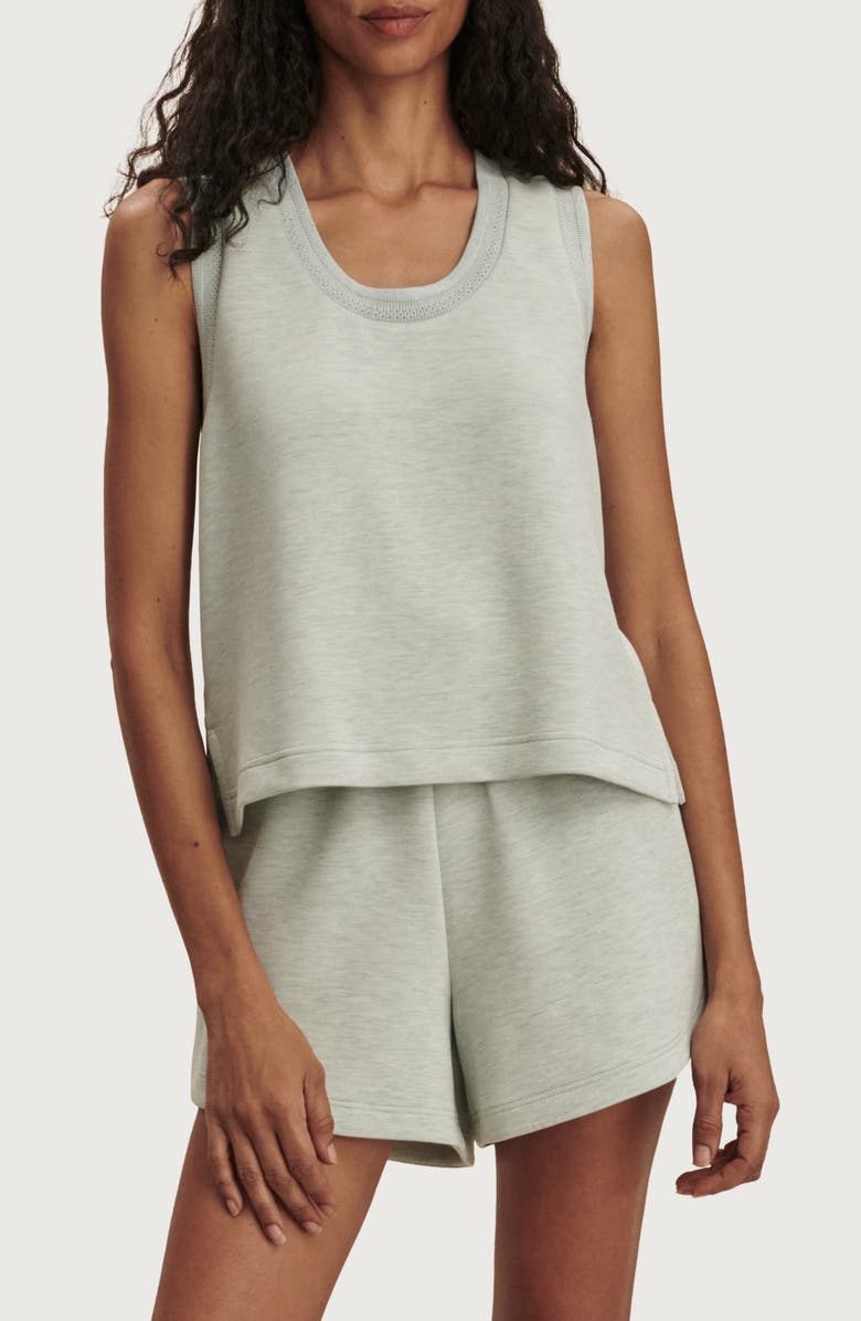 Varley Cambrie Scoop Neck Tank, Main, color, Sage Mint