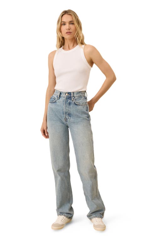 Pact Perfect Rib Racerback Tank in White at Nordstrom, Size Medium