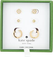 Kate Spade New York 3-pack assorted mini stud & hoop earrings