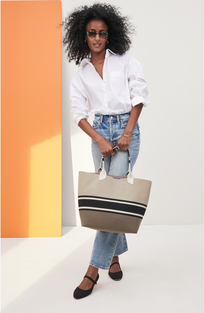 Rothy's The Lightweight Tote, Alternate, color, Jetset Black