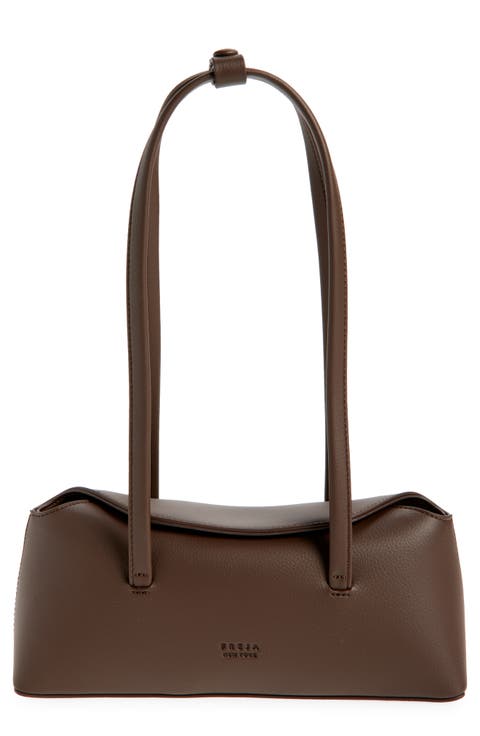 Mini Chrystie Faux Leather Shoulder Bag