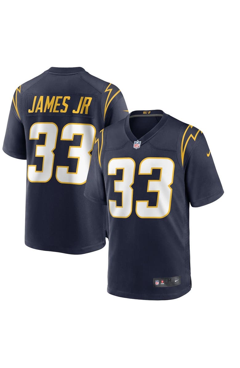 Nike Men's Nike Derwin James Navy Los Angeles Chargers Alternate Game Jersey, Main, color, 