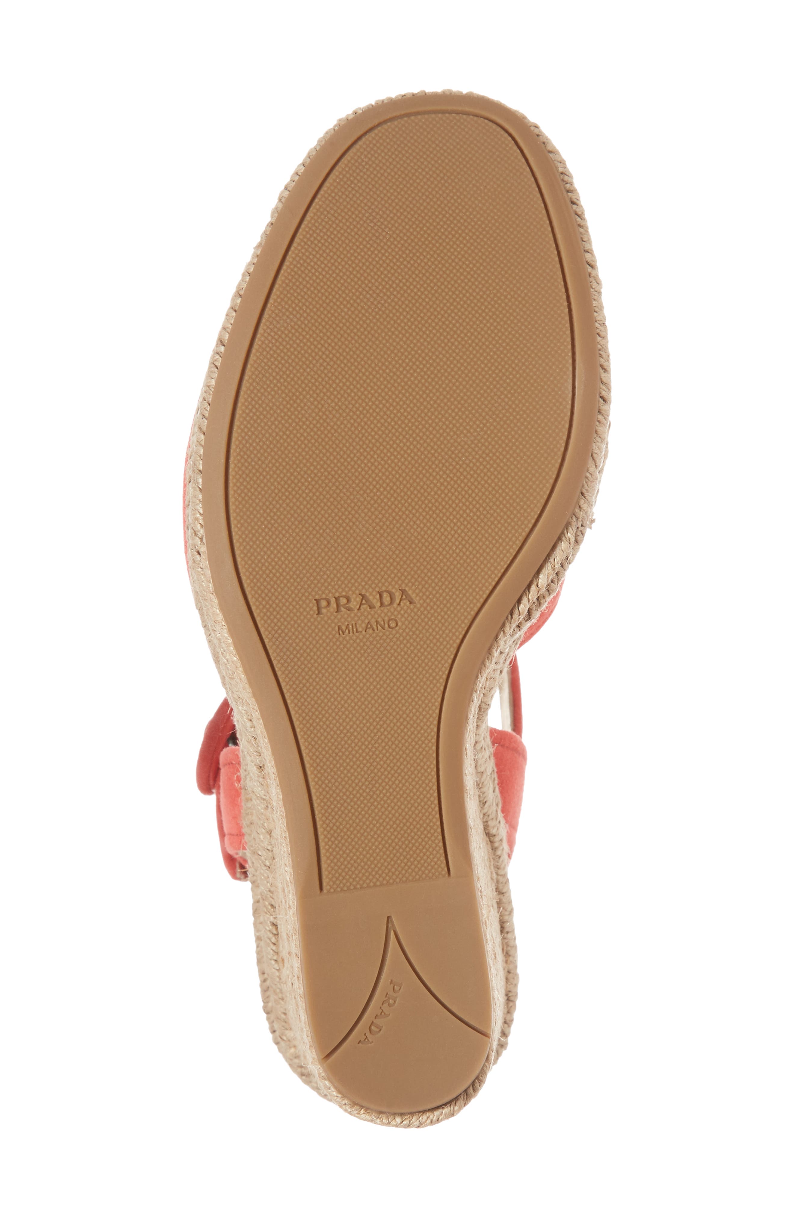 Espadrille Wedge Sandal, Alternate, color, RED