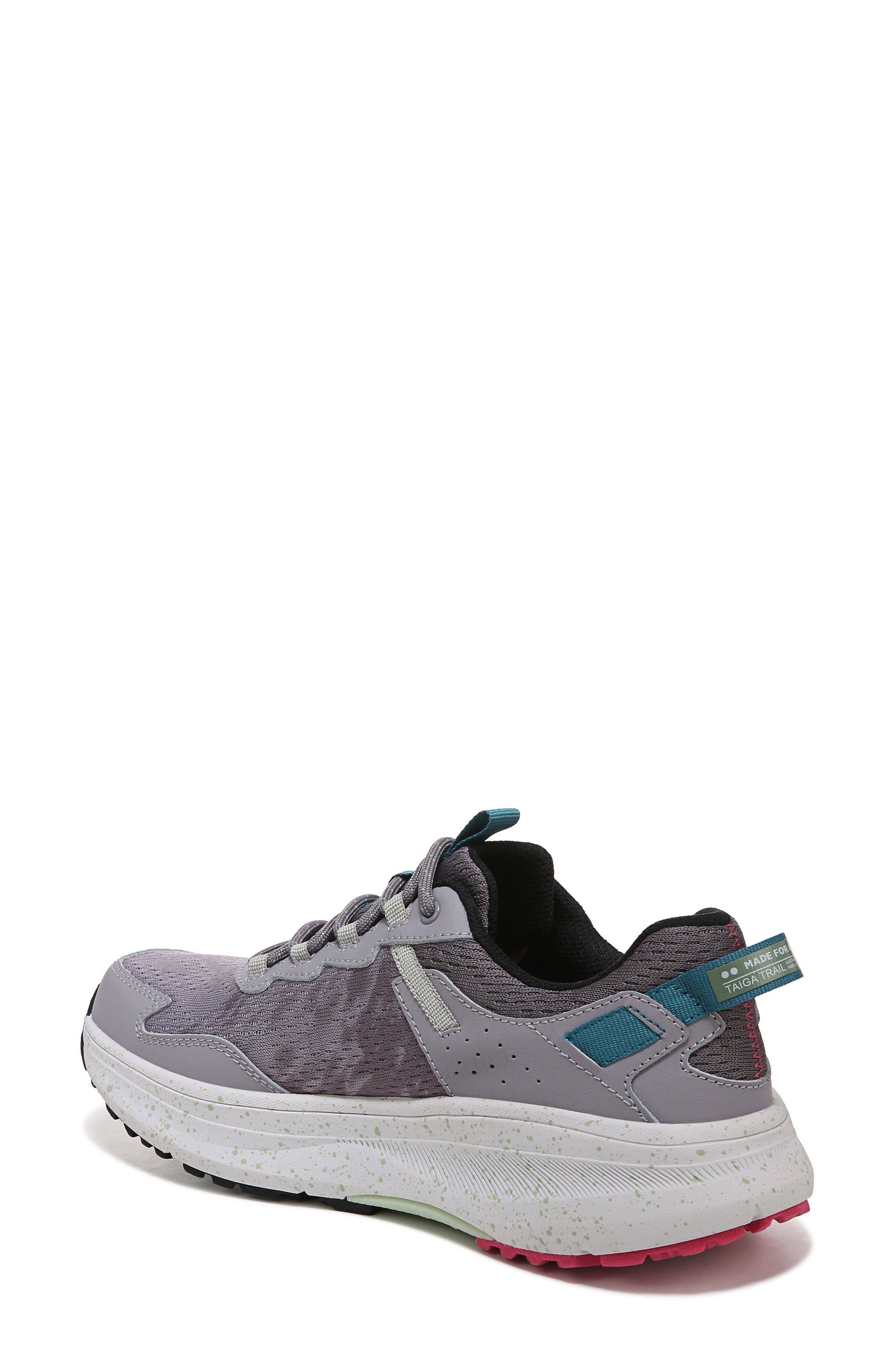 Taiga Trail Running Shoe, Alternate, color, TECHNIC GREY