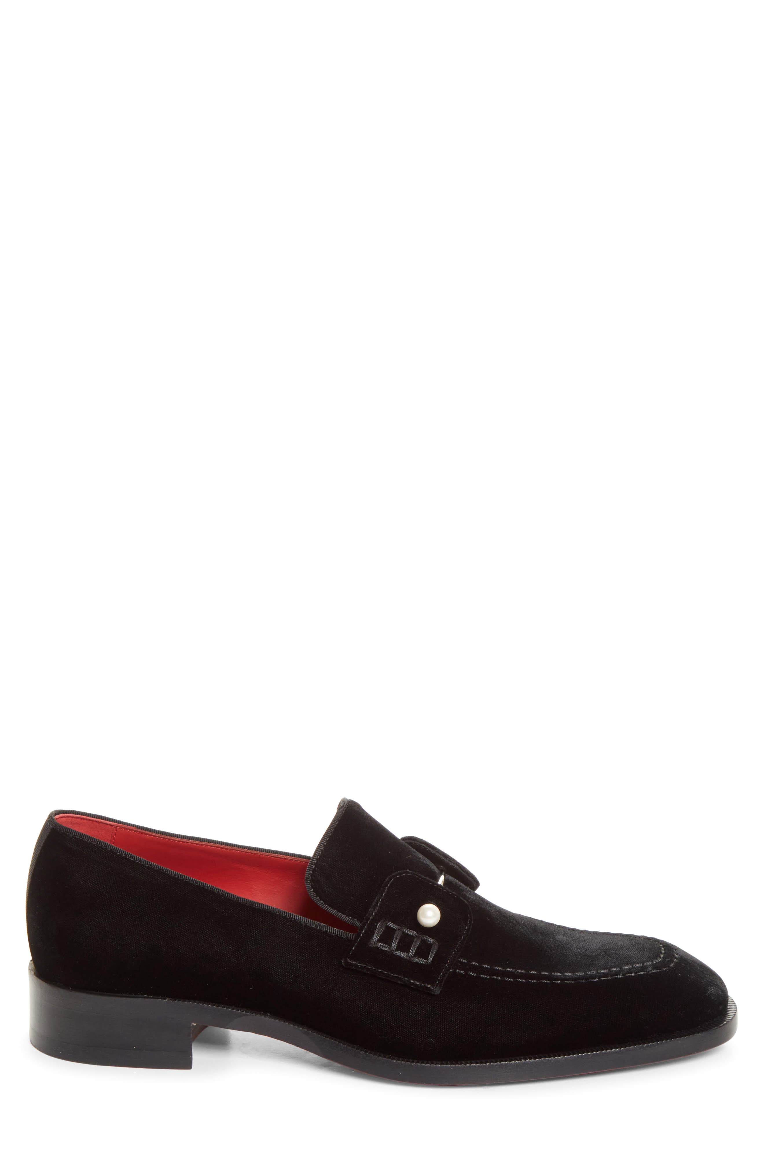 Chambelimoc Night Pearl Loafer, Alternate, color, BLACK