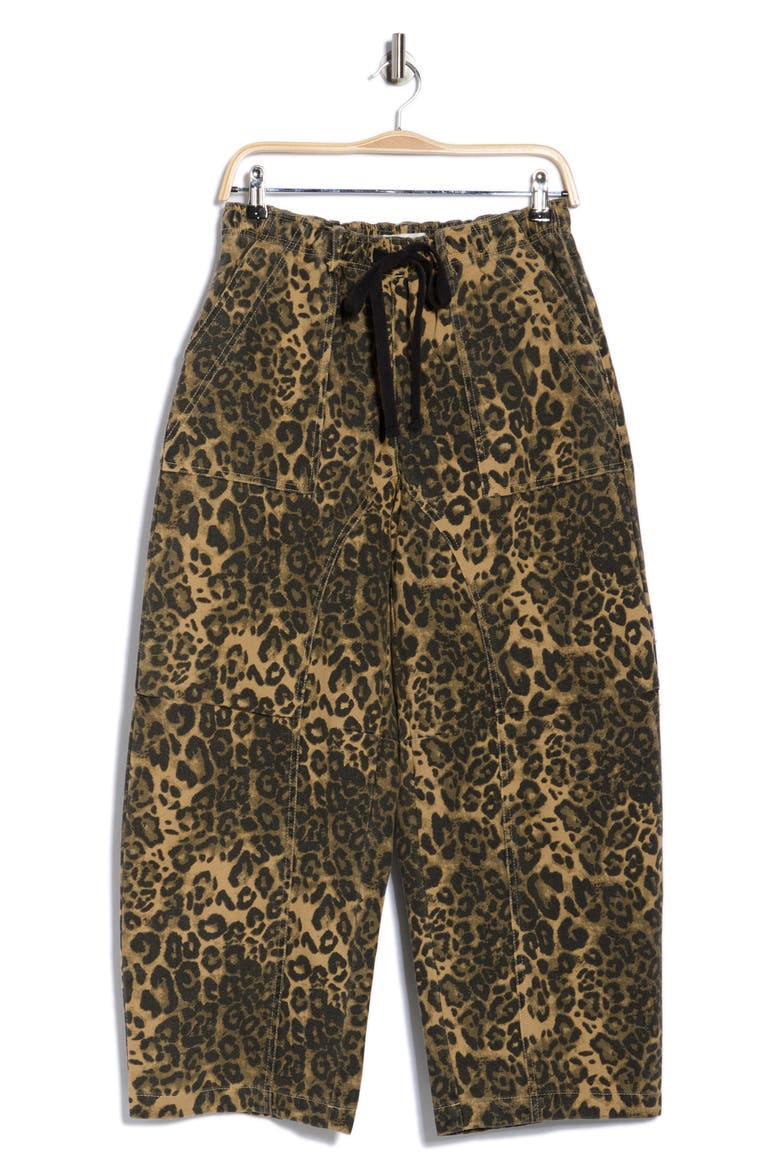 Cheetah Drawstring Pants, Alternate, color, CHEETAH