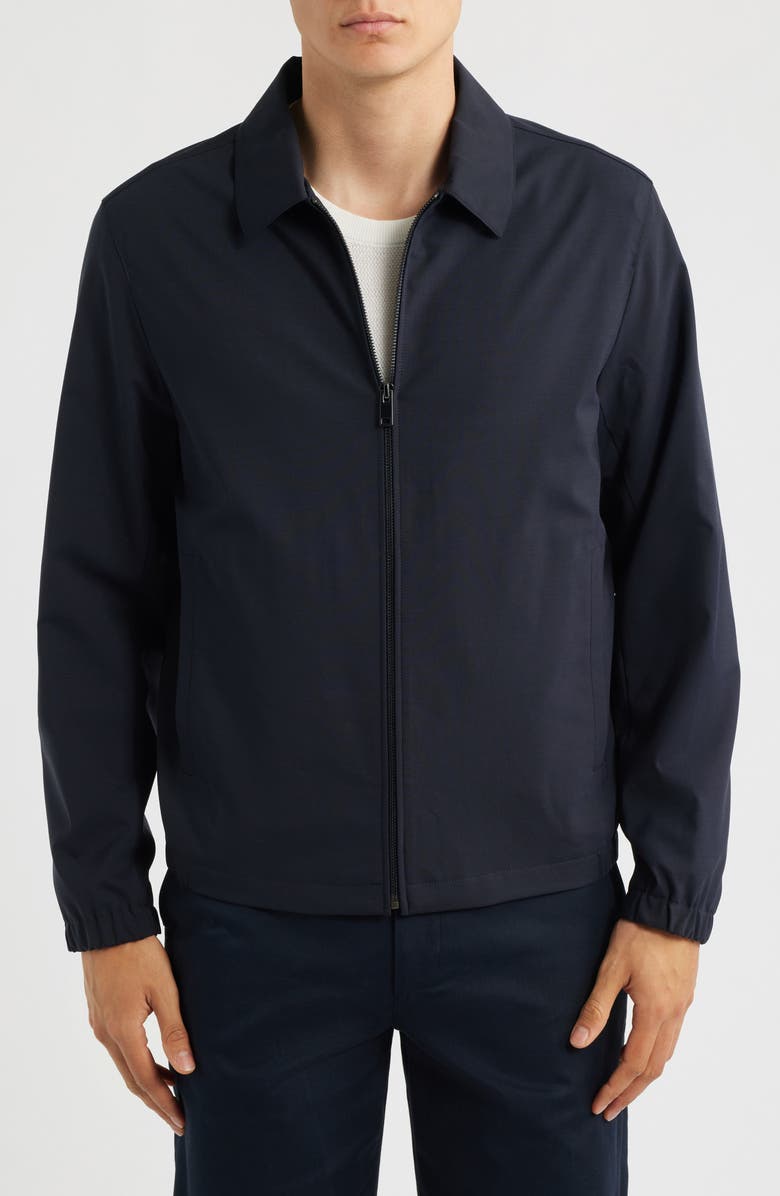 Theory Brody Stretch Wool Jacket, Alternate, color, Eclipse