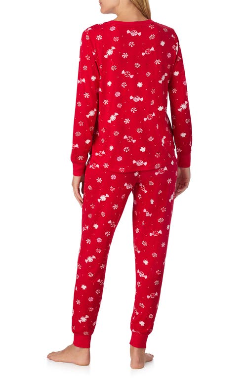 Kate Spade New York Print Pajamas In Red