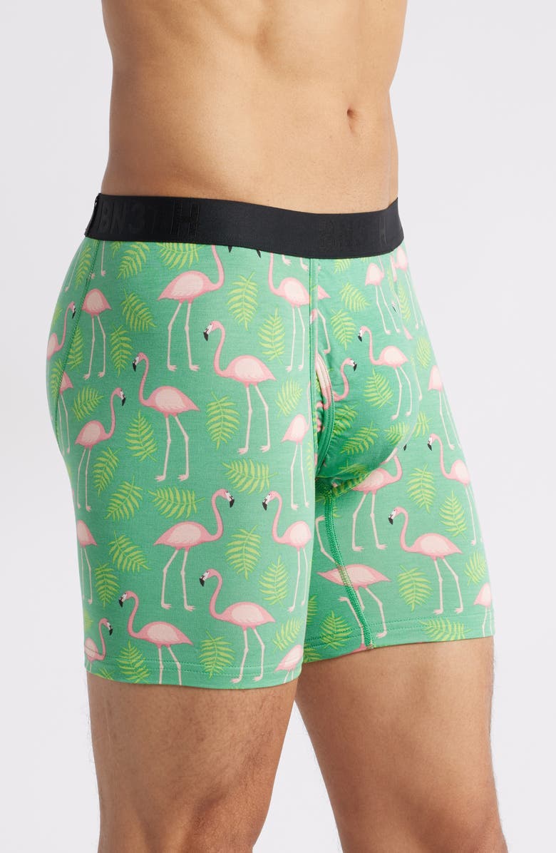 BN3TH Classic Icon Boxer Briefs, Alternate, color, Flamingos-Spruce