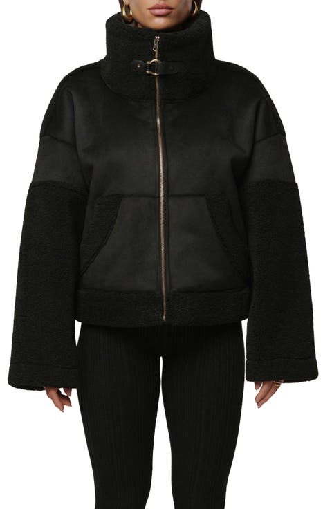 Faux Shearling Coat