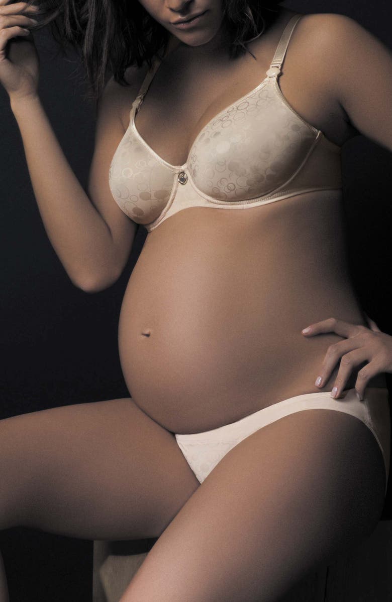 Cache Coeur Gloss Maternity and nursing bra, Alternate, color, Blush