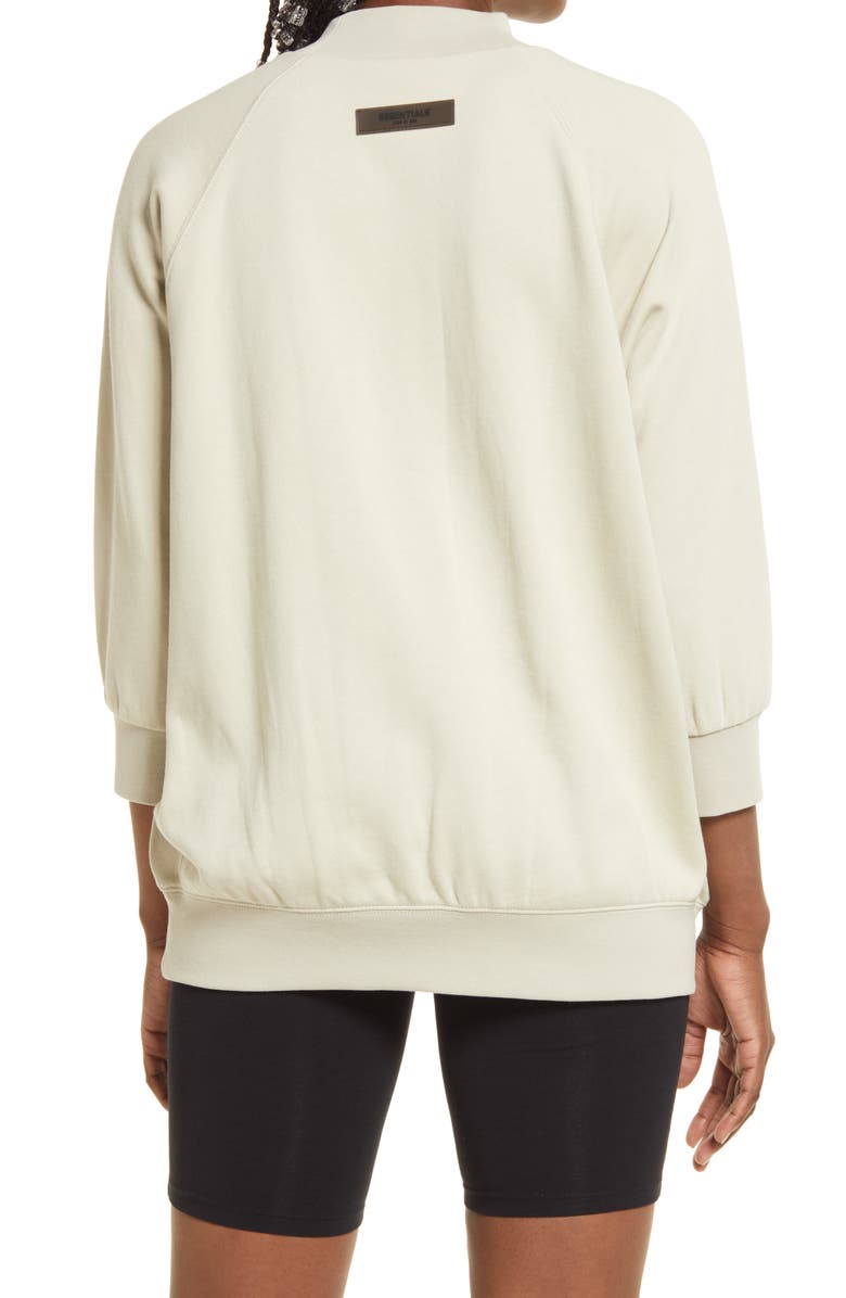 Fear of God Essentials Mock Neck French Terry Pullover, Alternate, color,