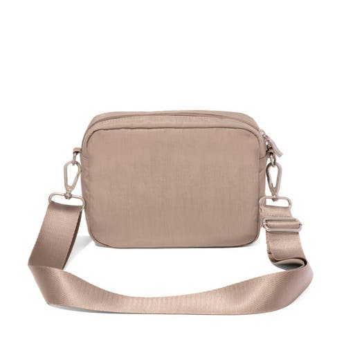 Baggallini Coastal Flip Lock Camera Bag Crossbody In Moonrock