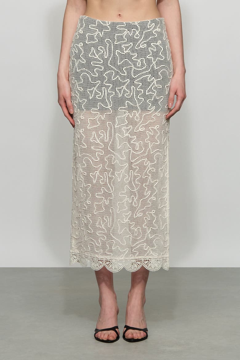 Willis Skirt, Alternate, color, Ivory/Black